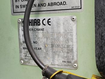 CF 85.410 / HIAB 70TM + JIB / 8X2 / KRAN/CRANE